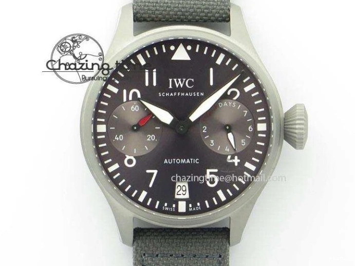 MIROTIME 0117 SunProtective Big Pilot Real PR IW500910 “Patrouille Suisse” ZF 1:1 Best Edition On Gray Nylon Strap 7278